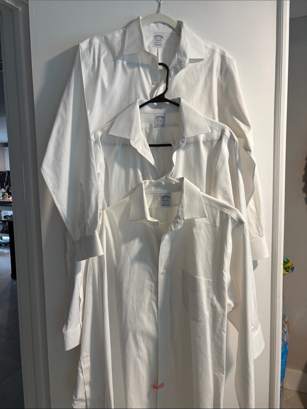 Brooks Brothers White Dress Shirts - Three-Pack Look